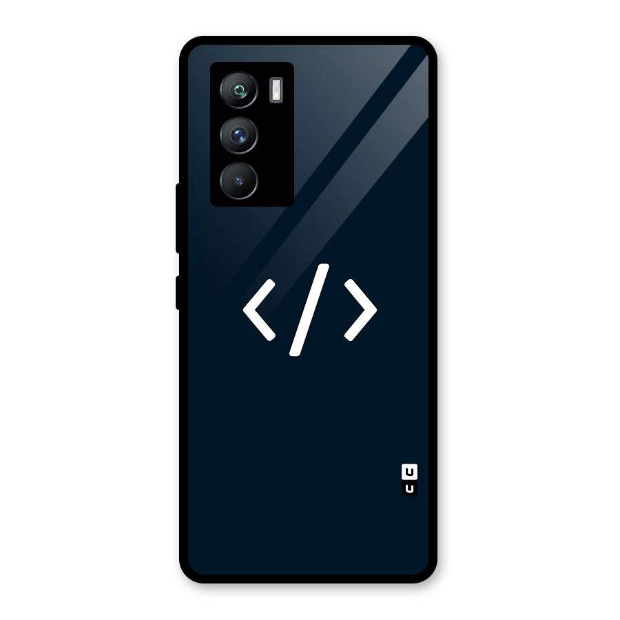 Programmers Style Symbol Glass Back Case for Vivo iQOO 9 SE