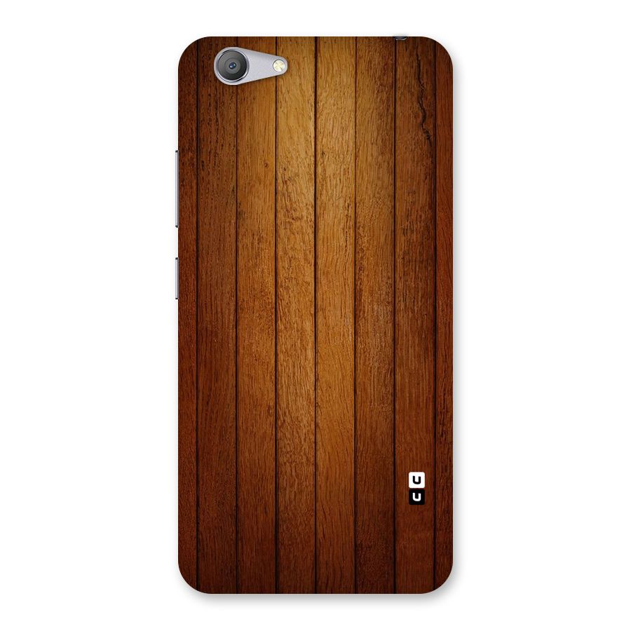 Proper Brown Wood Back Case for Vivo Y53