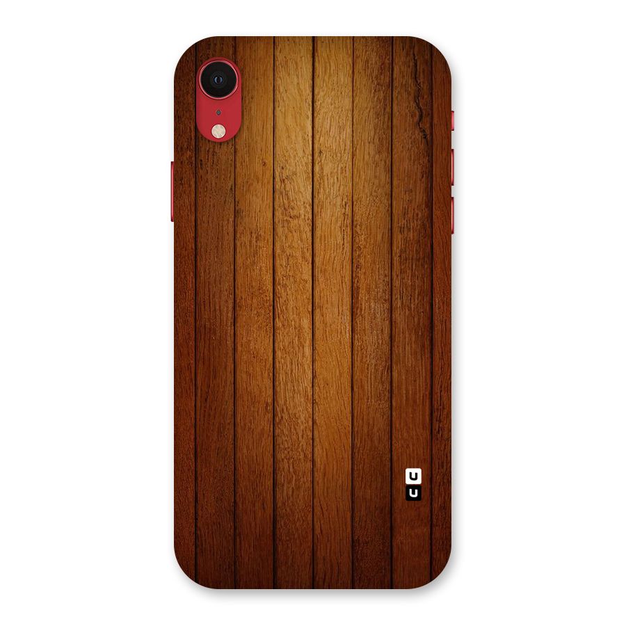 Proper Brown Wood Back Case for iPhone XR