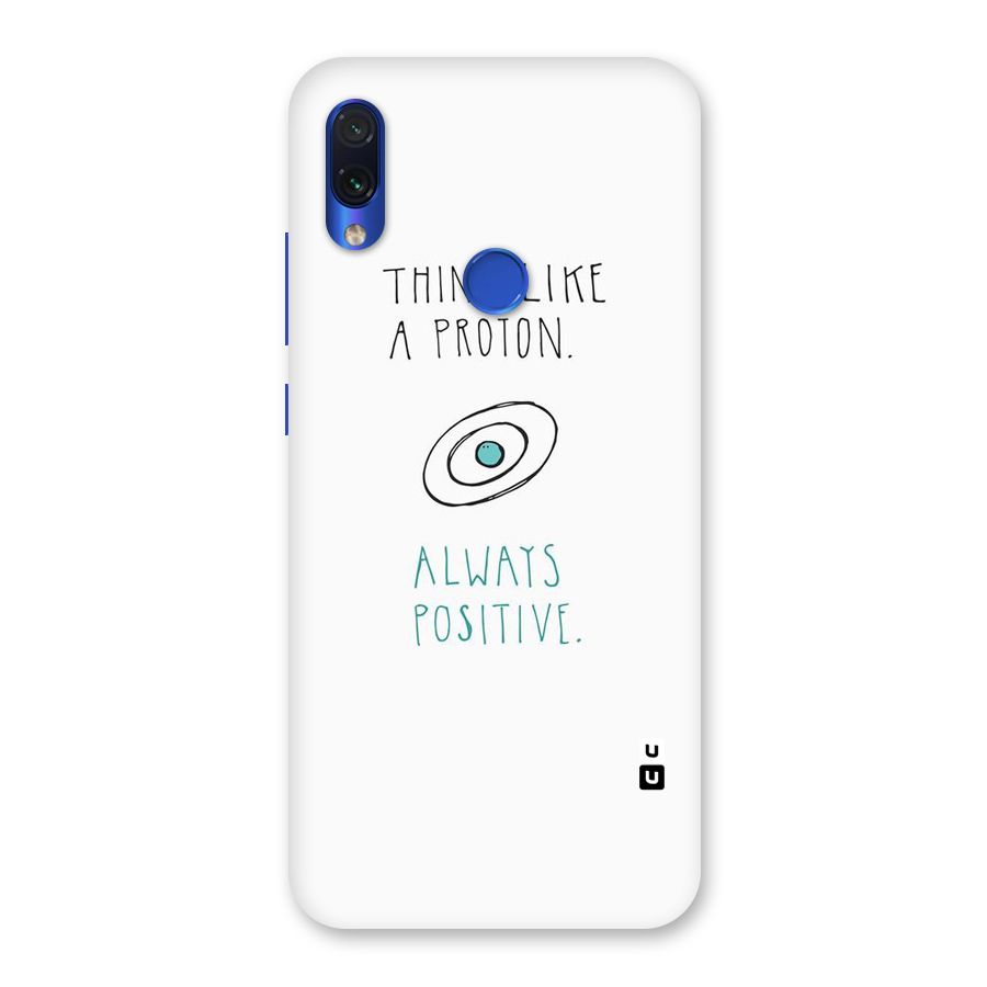 Proton Positive Back Case for Redmi Note 7