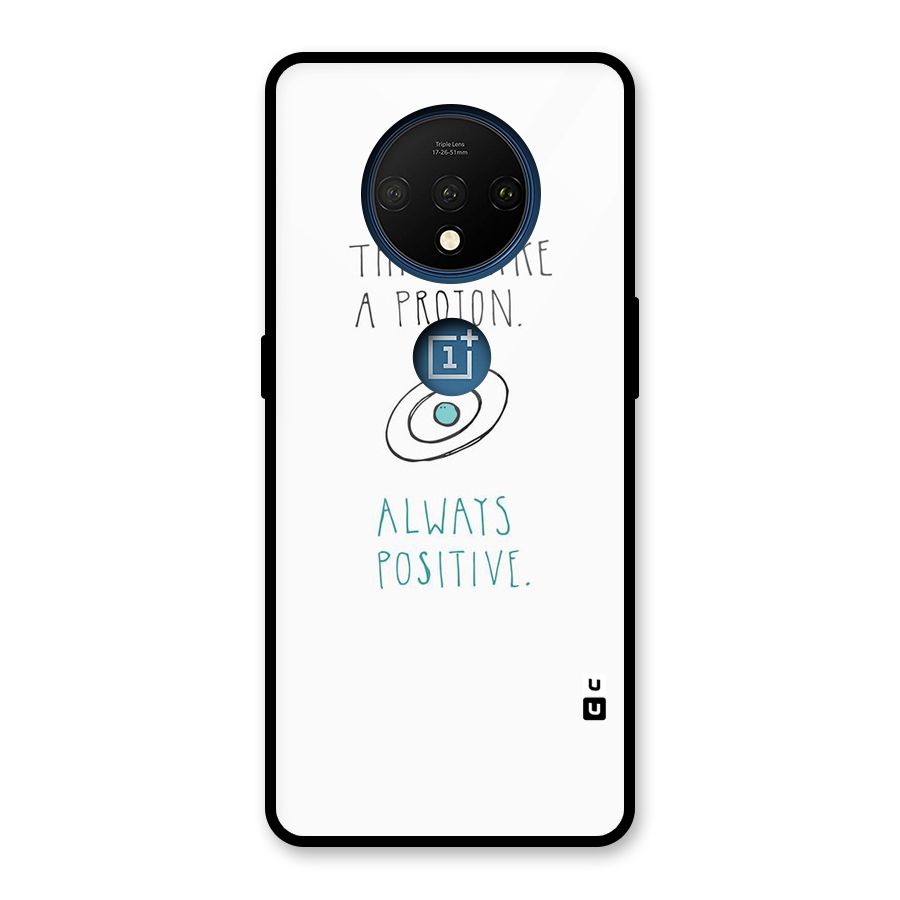 Proton Positive Glass Back Case for OnePlus 7T