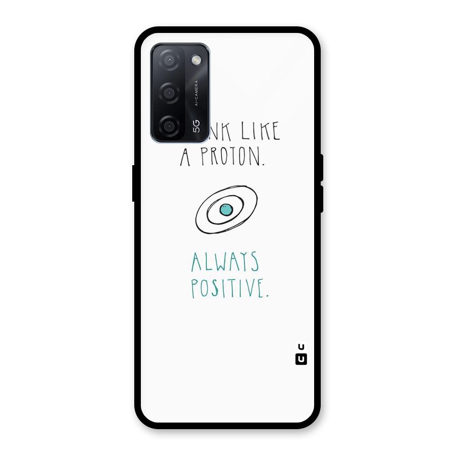 Proton Positive Glass Back Case for Oppo A53s 5G