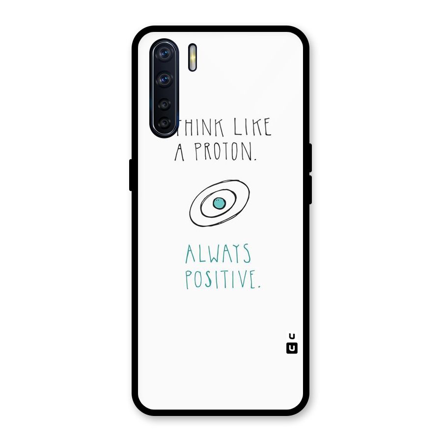 Proton Positive Glass Back Case for Oppo F15