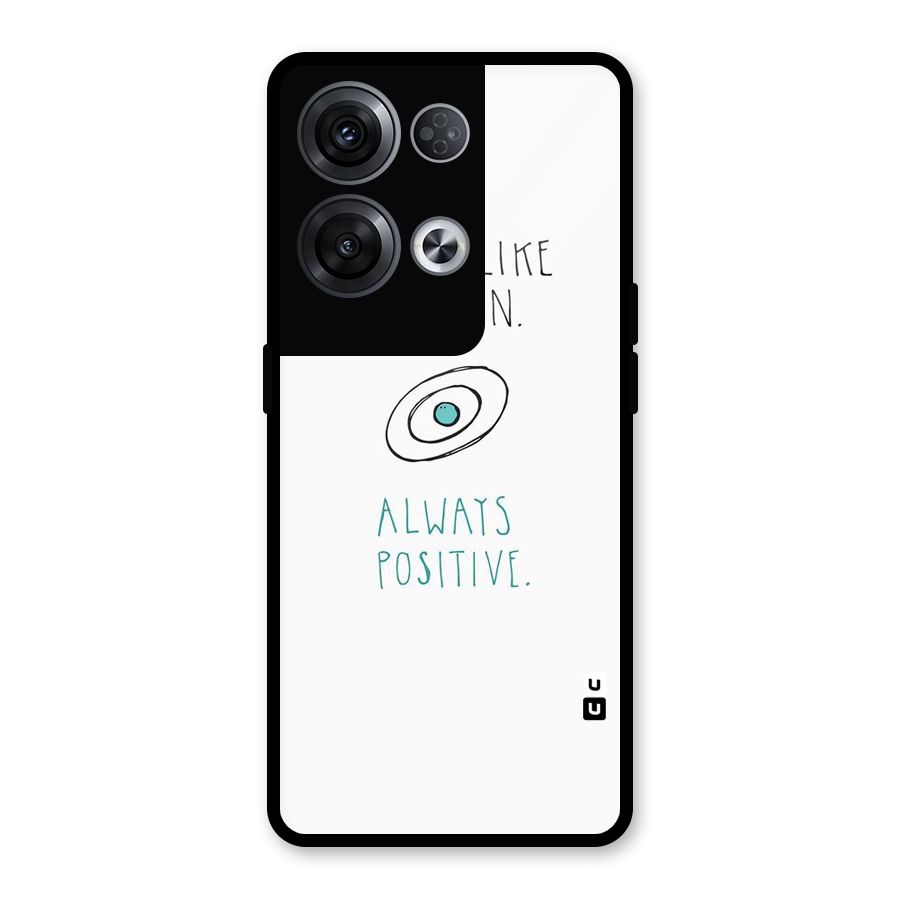 Proton Positive Glass Back Case for Oppo Reno8 Pro 5G
