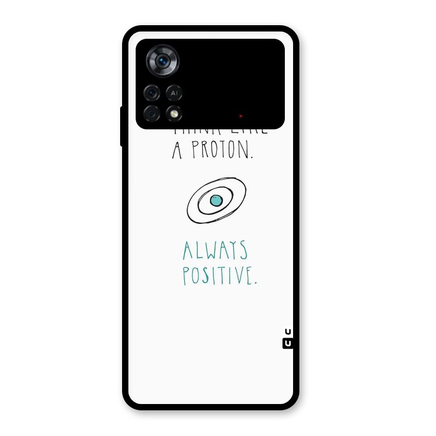 Proton Positive Glass Back Case for Poco X4 Pro 5G