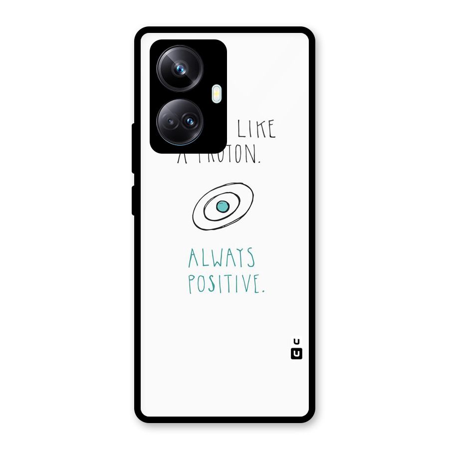 Proton Positive Glass Back Case for Realme 10 Pro Plus