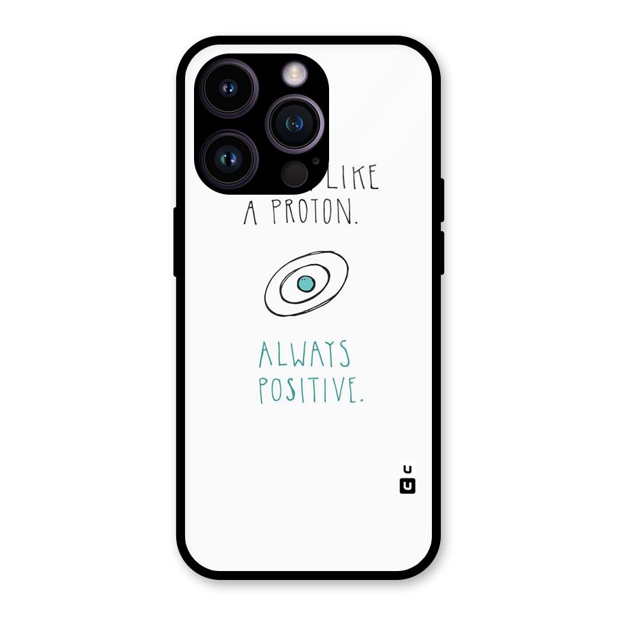 Proton Positive Glass Back Case for iPhone 14 Pro