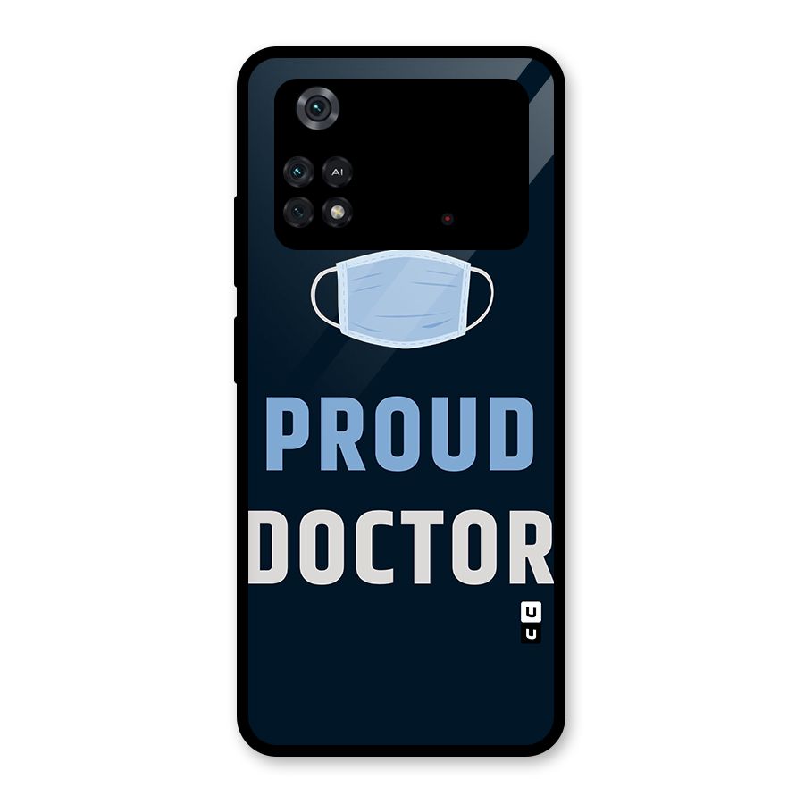 Proud Doctor Glass Back Case for Poco M4 Pro 4G