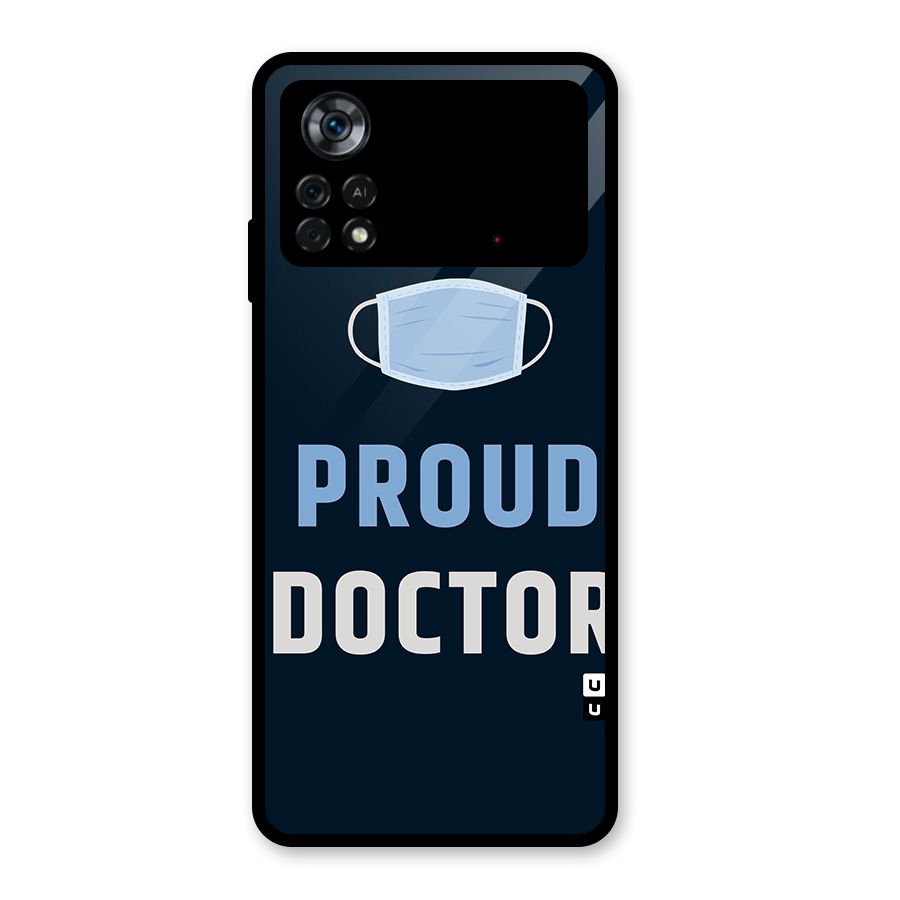 Proud Doctor Glass Back Case for Poco X4 Pro 5G