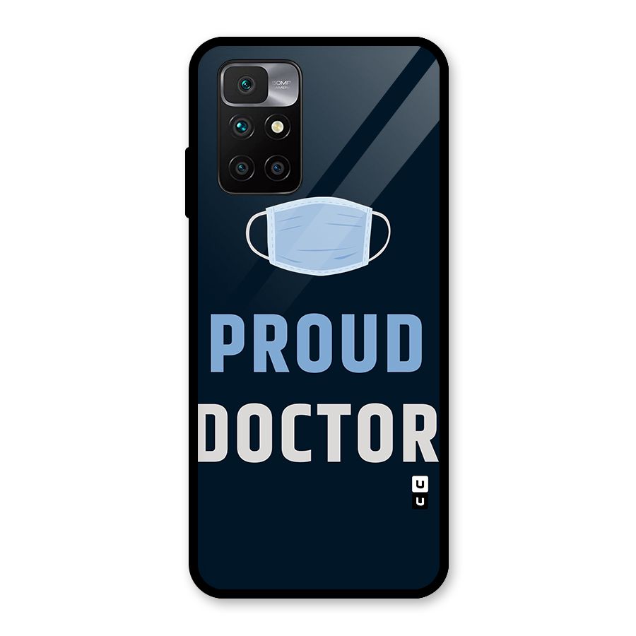 Proud Doctor Glass Back Case for Redmi 10 Prime