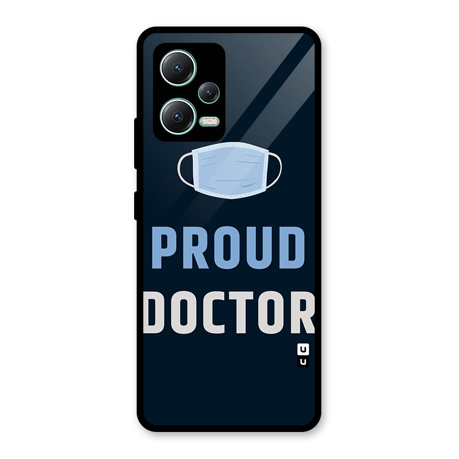 Proud Doctor Glass Back Case for Redmi Note 12 5G
