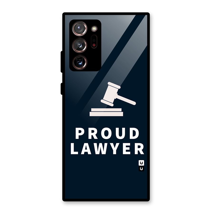 Proud Lawyer Glass Back Case for Galaxy Note 20 Ultra 5G