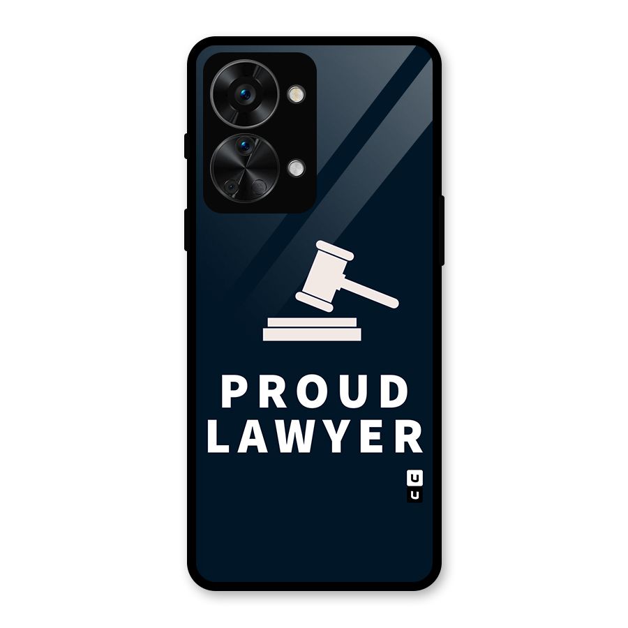 Proud Lawyer Glass Back Case for OnePlus Nord 2T