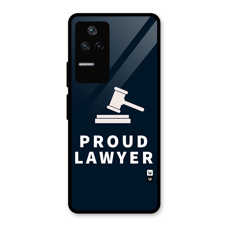 Proud Lawyer Glass Back Case for Poco F4 5G