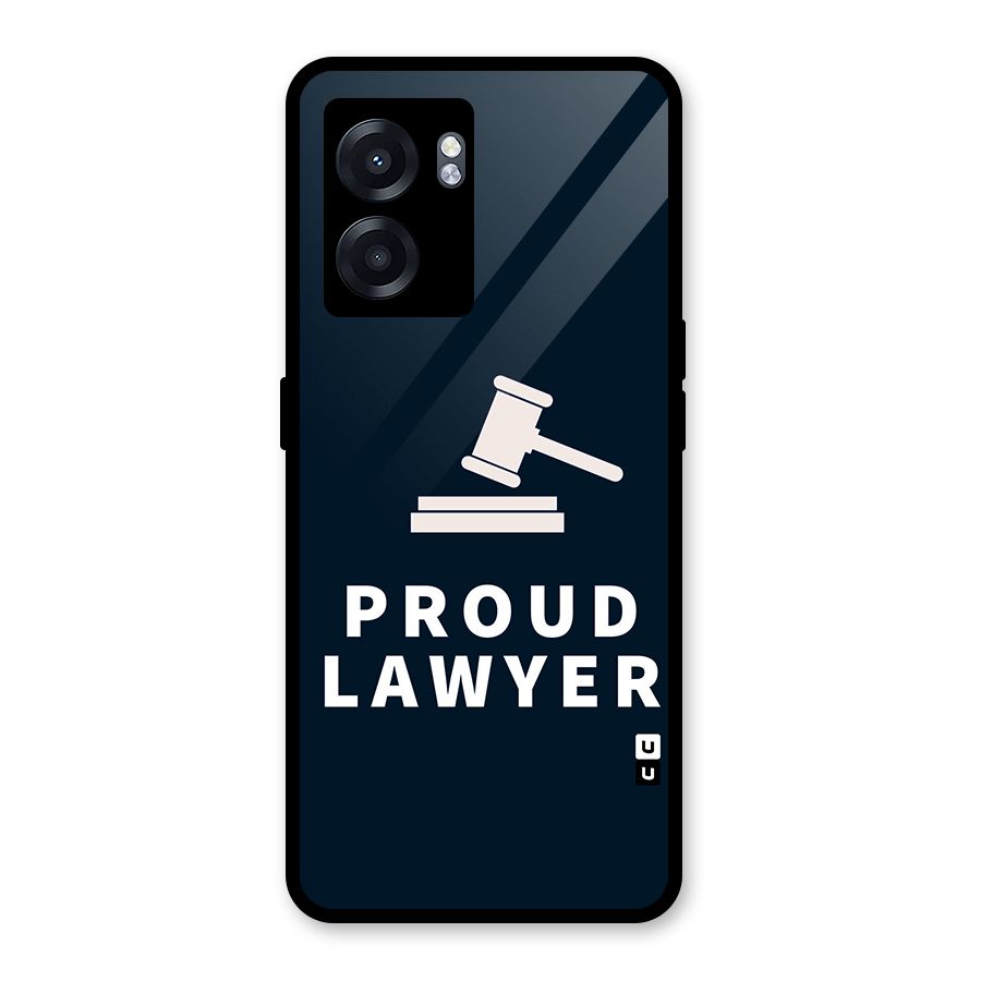 Proud Lawyer Glass Back Case for Realme Narzo 50 5G