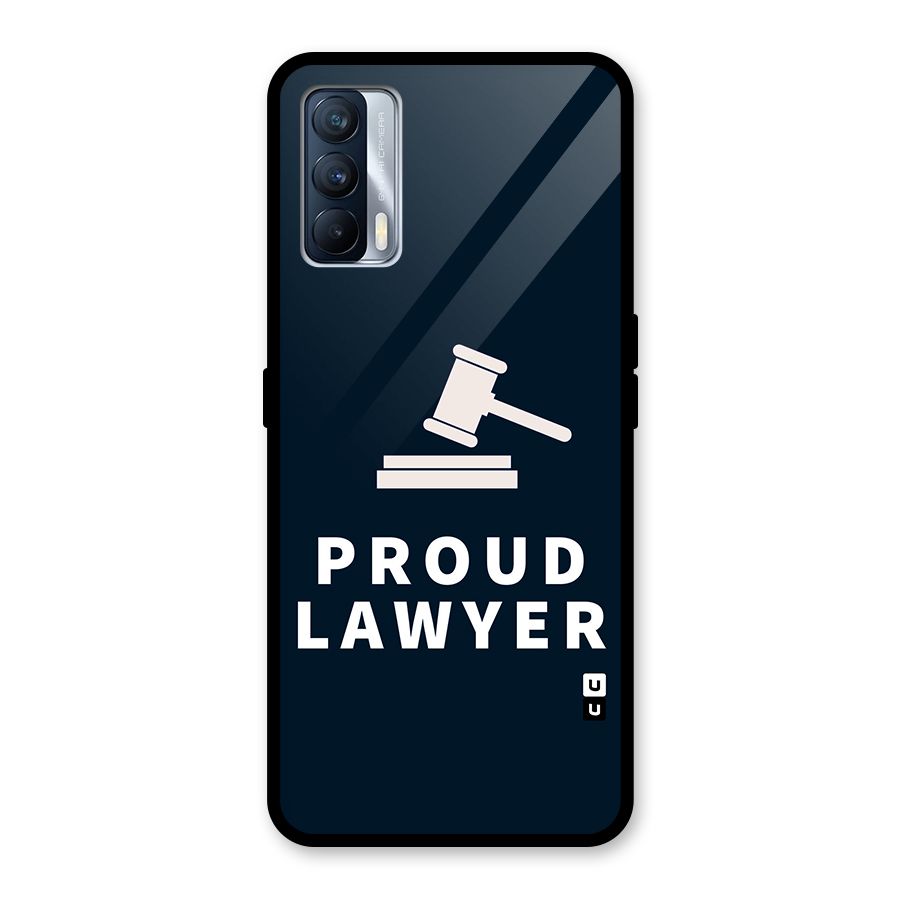 Proud Lawyer Glass Back Case for Realme X7