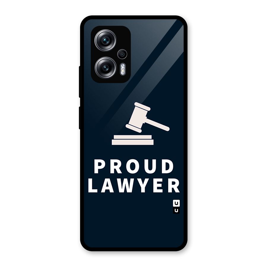Proud Lawyer Glass Back Case for Redmi K50i