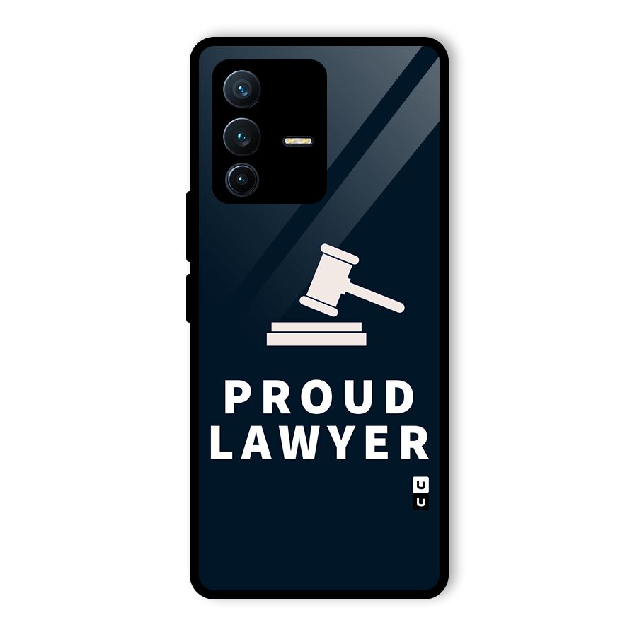Proud Lawyer Glass Back Case for Vivo V23 Pro