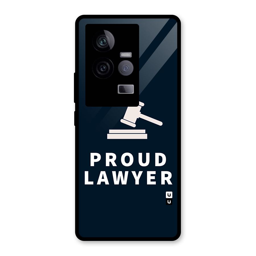 Proud Lawyer Glass Back Case for Vivo iQOO 11 5G