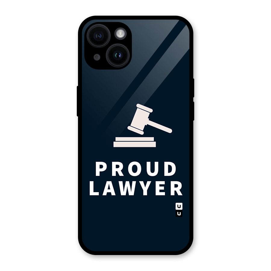 Proud Lawyer Glass Back Case for iPhone 14