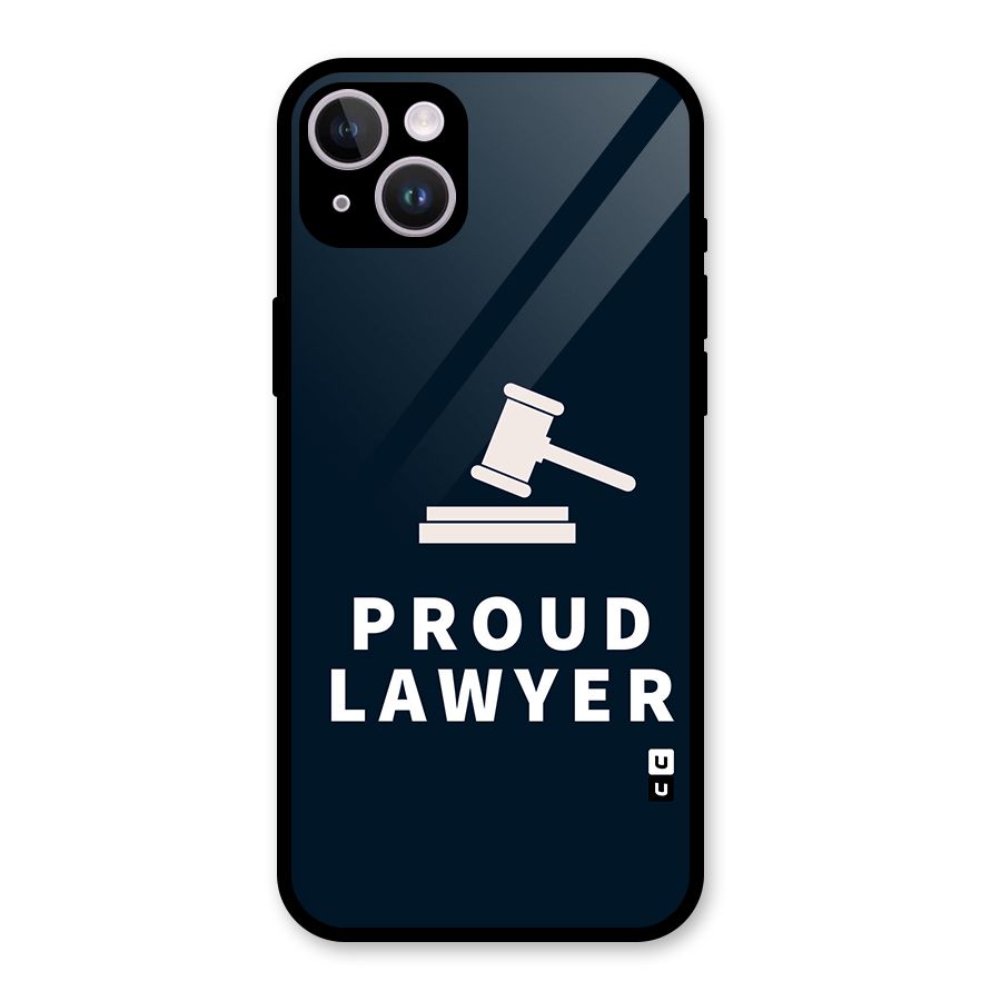 Proud Lawyer Glass Back Case for iPhone 14 Plus