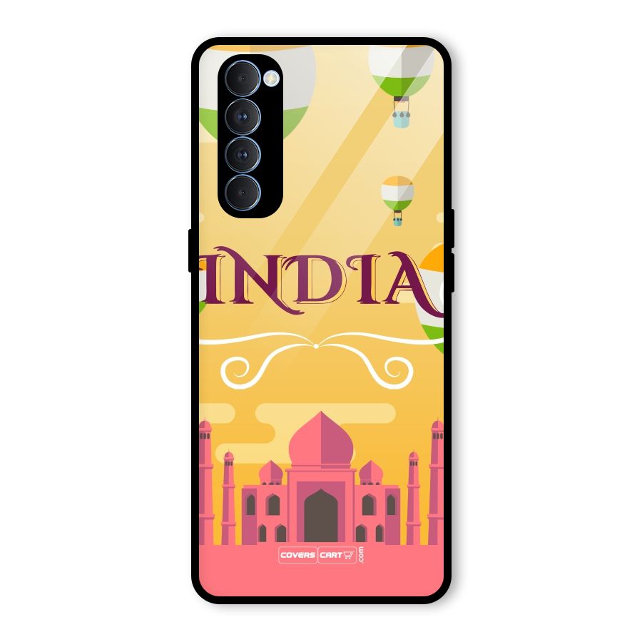 Proud To Be Indian Glass Back Case for Oppo Reno4 Pro
