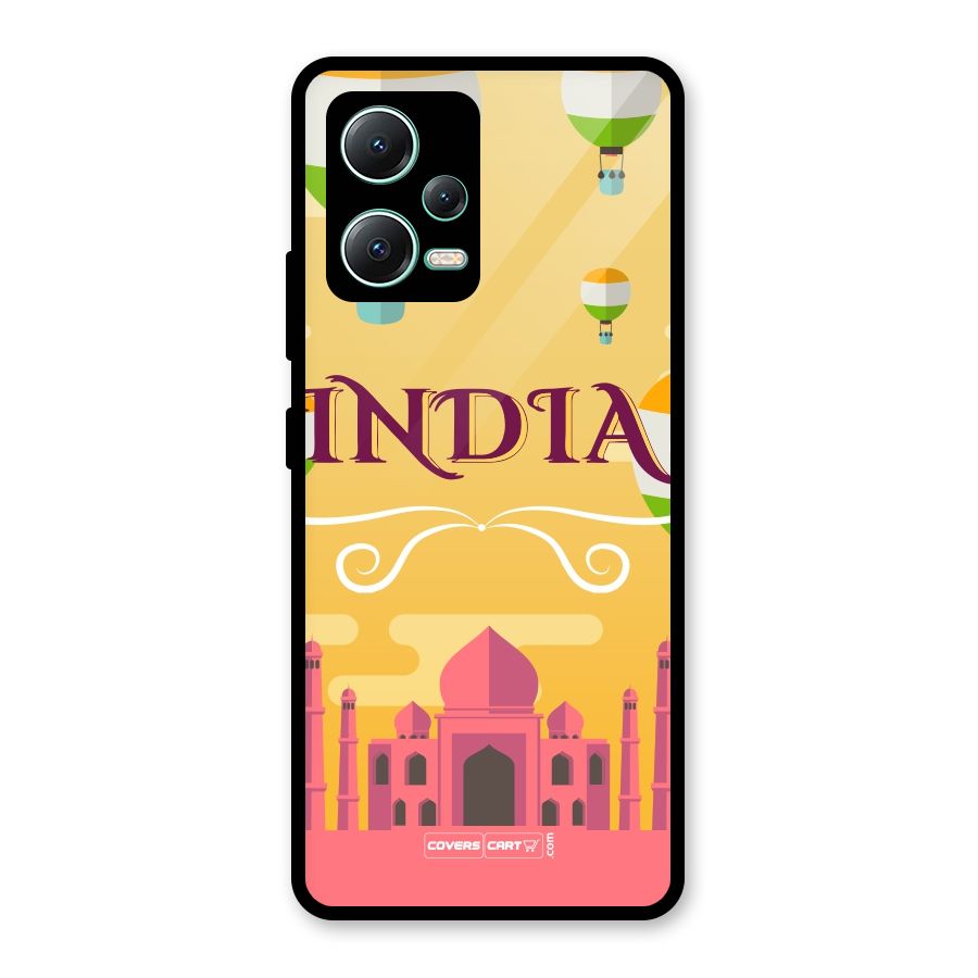 Proud To Be Indian Glass Back Case for Redmi Note 12 5G