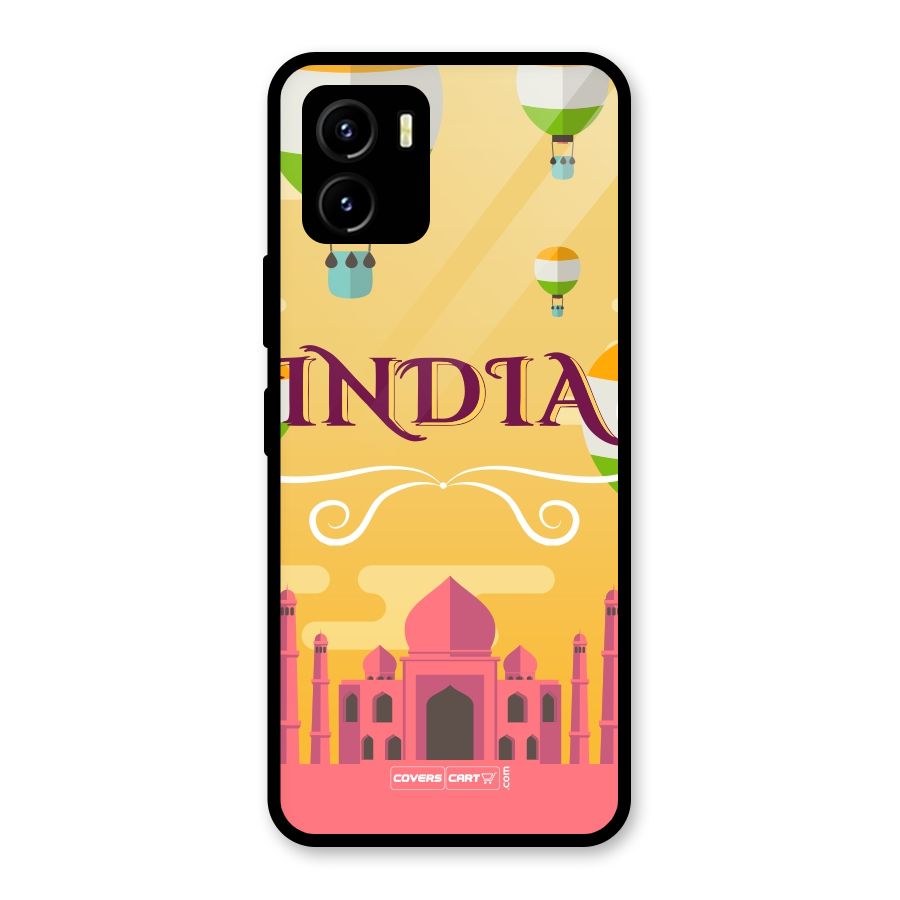 Proud To Be Indian Glass Back Case for Vivo Y15s