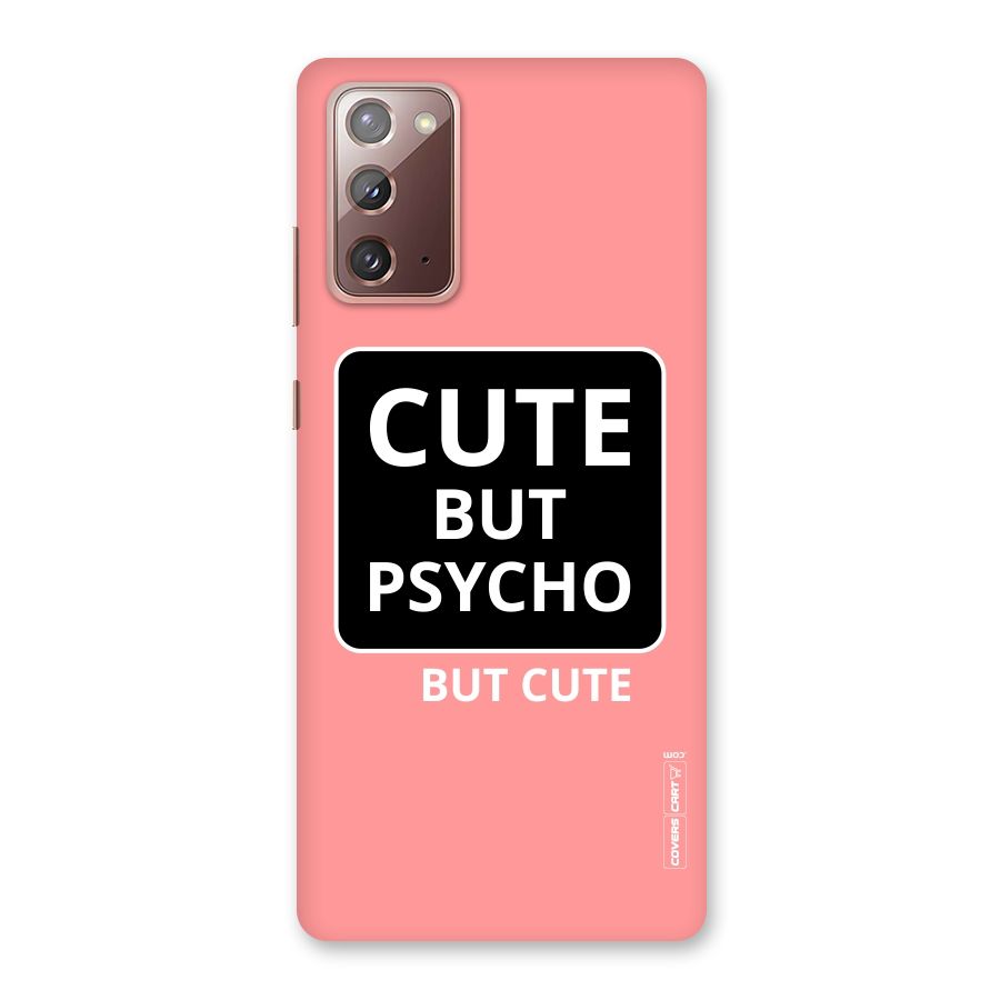 Psycho But Cute Back Case for Galaxy Note 20