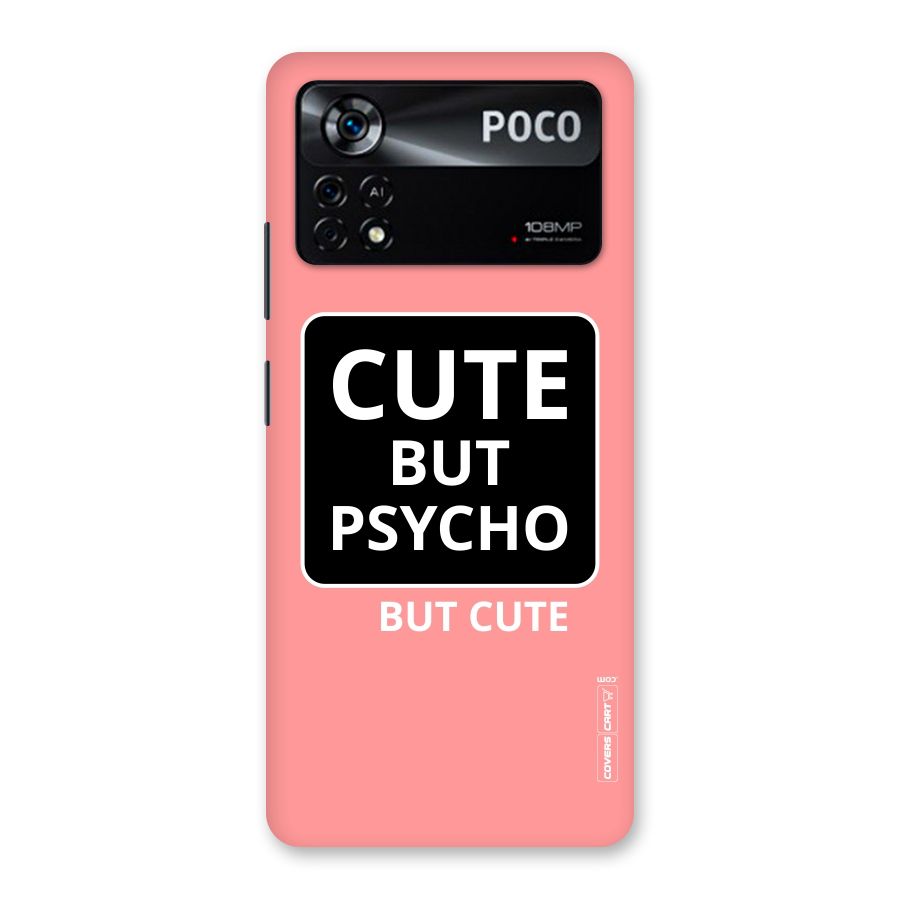 Psycho But Cute Back Case for Poco X4 Pro 5G