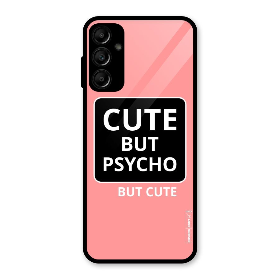 Psycho But Cute Glass Back Case for Galaxy A14 5G