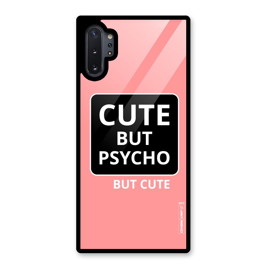 Psycho But Cute Glass Back Case for Galaxy Note 10 Plus