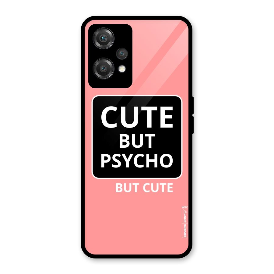 Psycho But Cute Glass Back Case for OnePlus Nord CE 2 Lite 5G