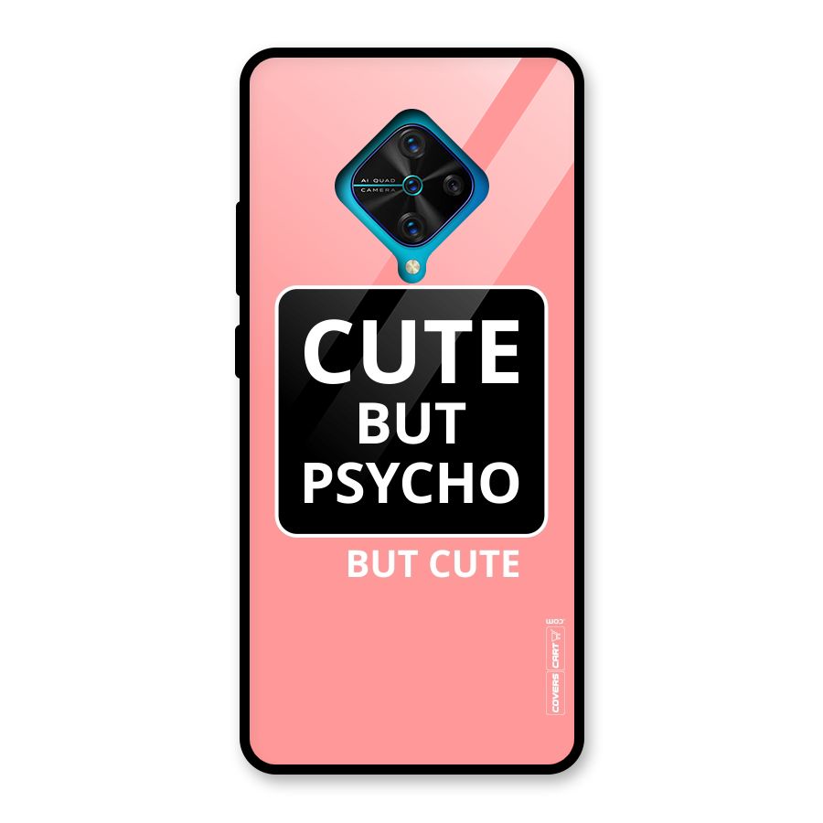 Psycho But Cute Glass Back Case for Vivo S1 Pro