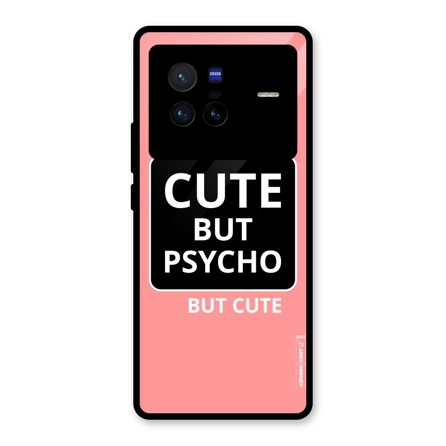 Psycho But Cute Glass Back Case for Vivo X80