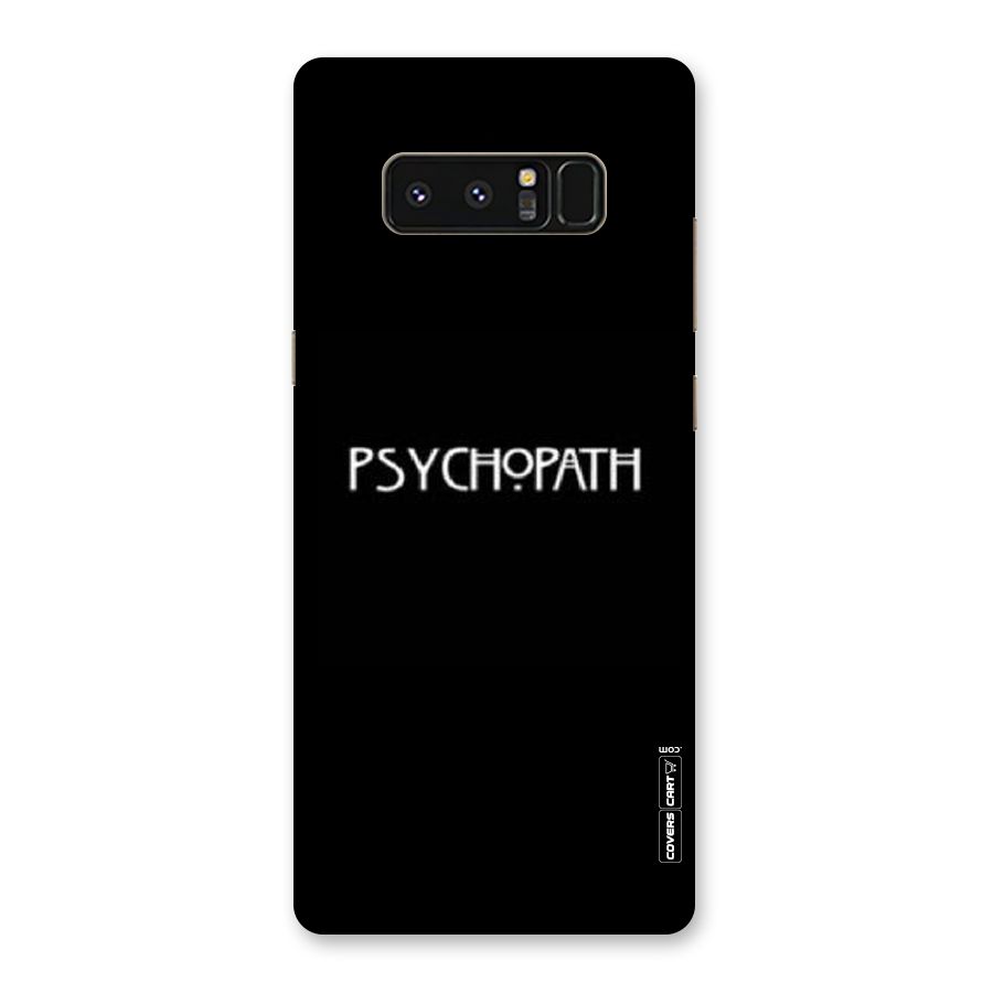 Psycopath Alert Back Case for Galaxy Note 8