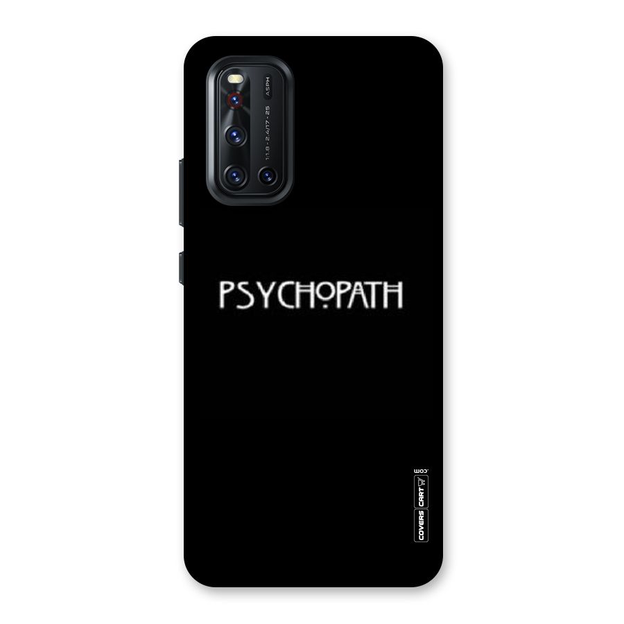 Psycopath Alert Back Case for Vivo V19