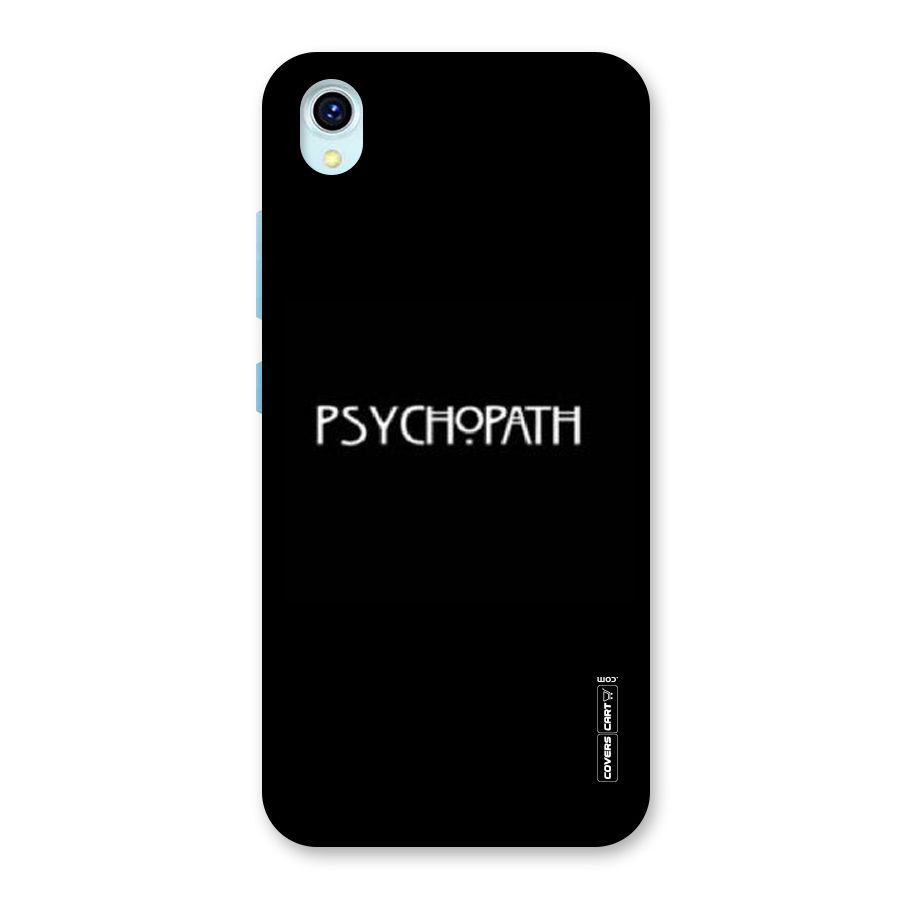 Psycopath Alert Back Case for Vivo Y1s