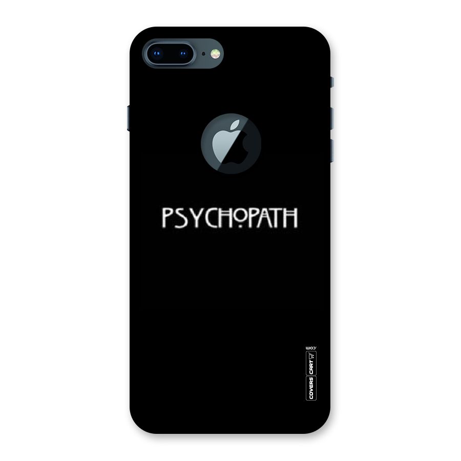 Psycopath Alert Back Case for iPhone 7 Plus Logo Cut