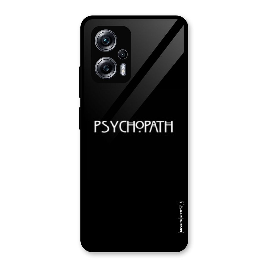 Psycopath Alert Glass Back Case for Redmi K50i