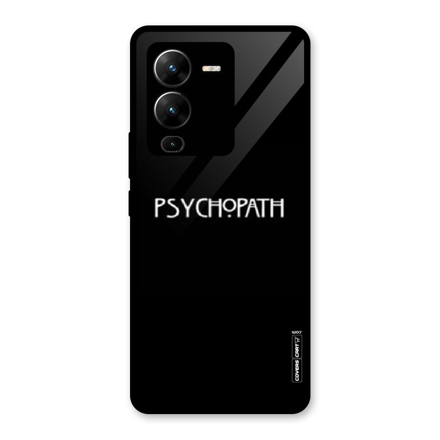 Psycopath Alert Glass Back Case for Vivo V25 Pro