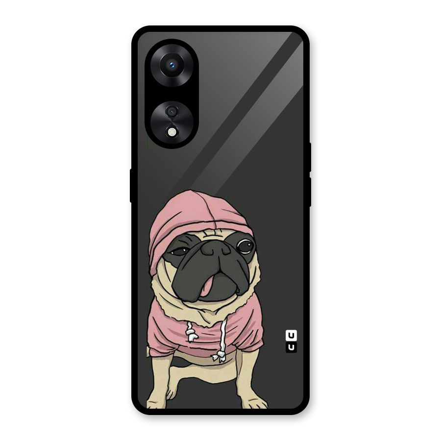 Pug Swag Glass Back Case for Oppo A78