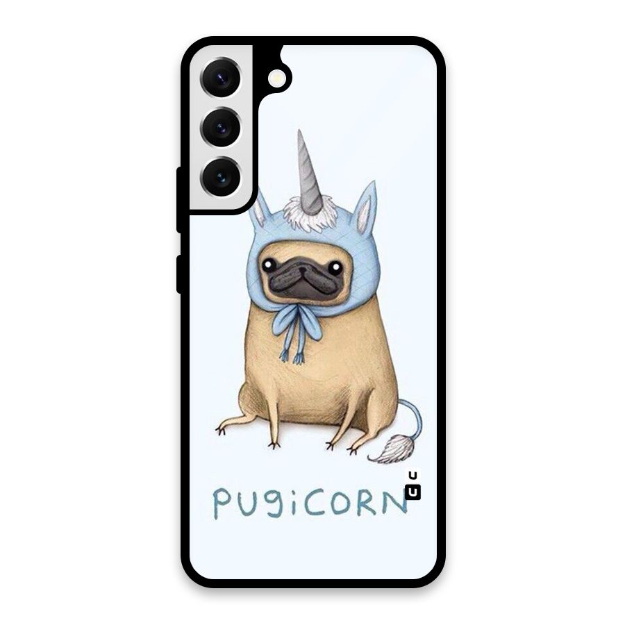 Pugicorn Glass Back Case for Galaxy S22 Plus 5G