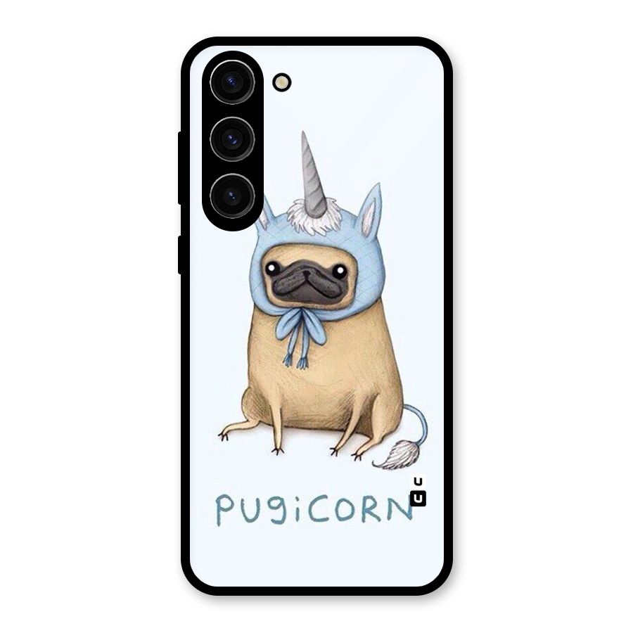 Pugicorn Glass Back Case for Galaxy S23 Plus