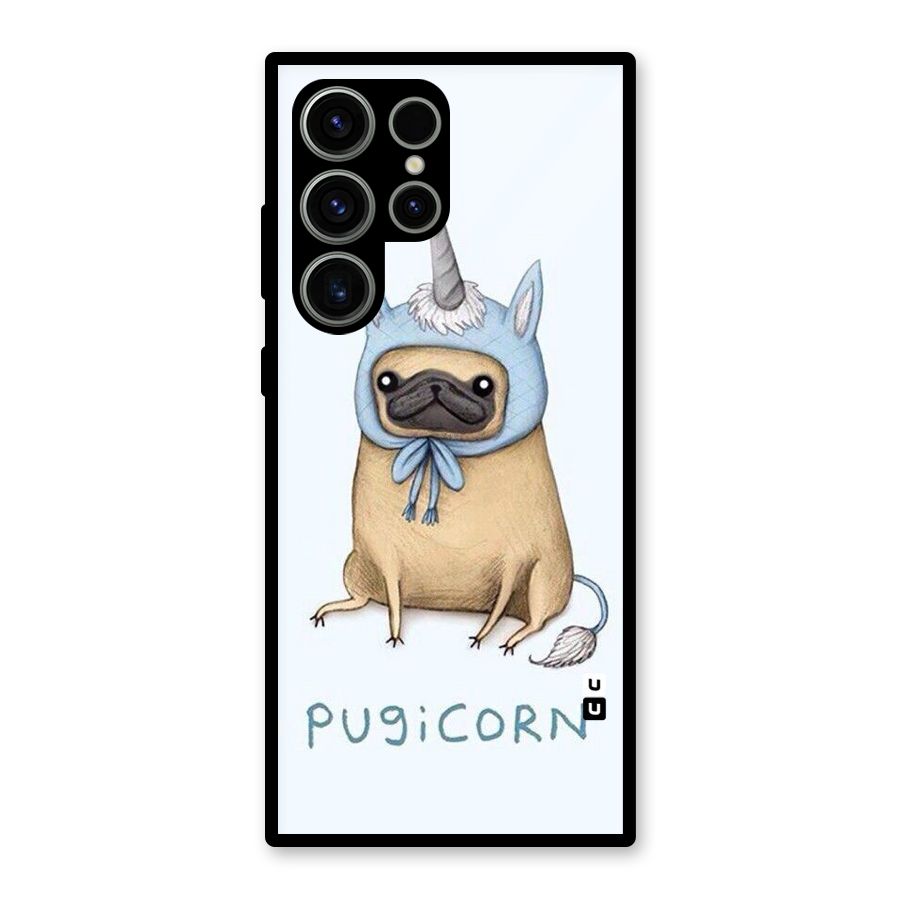 Pugicorn Glass Back Case for Galaxy S23 Ultra
