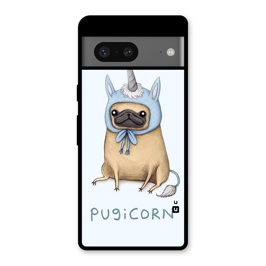 Pugicorn Glass Back Case for Google Pixel 7