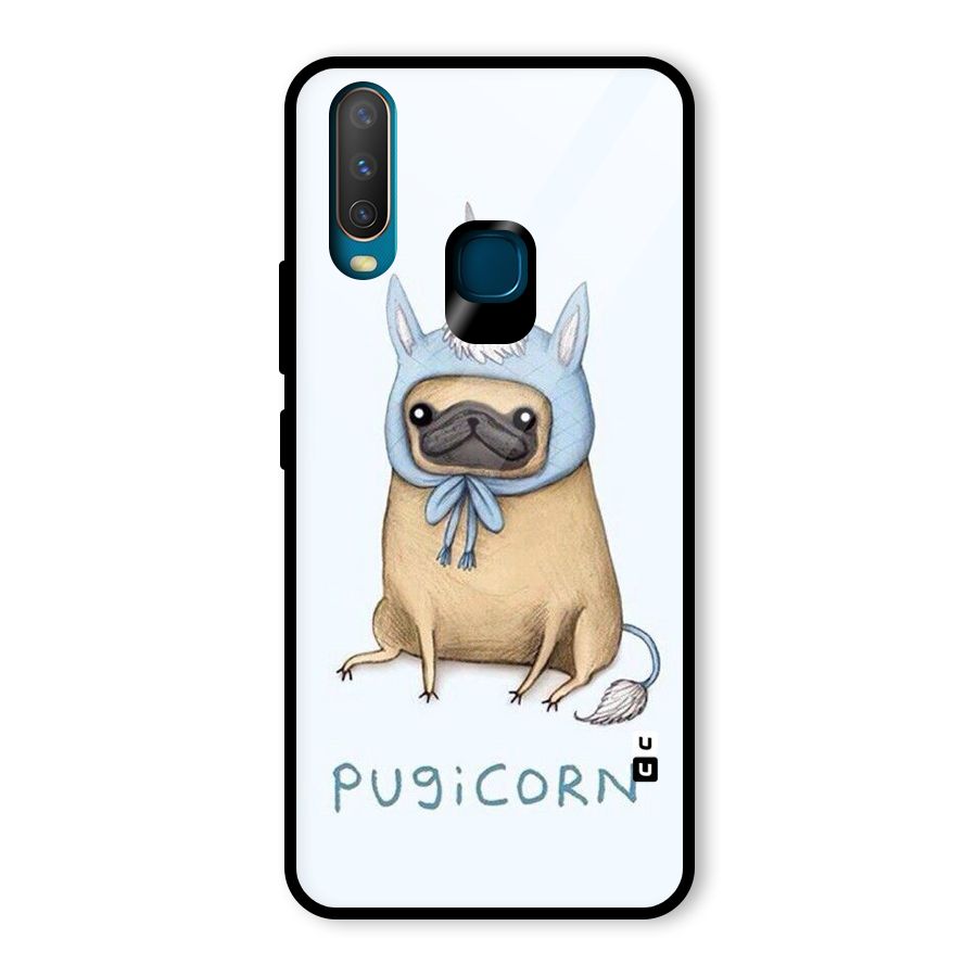 Pugicorn Glass Back Case for Vivo Y15
