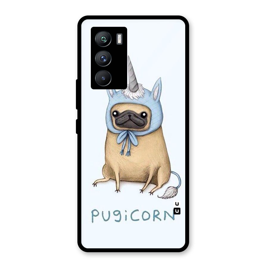Pugicorn Glass Back Case for Vivo iQOO 9 SE