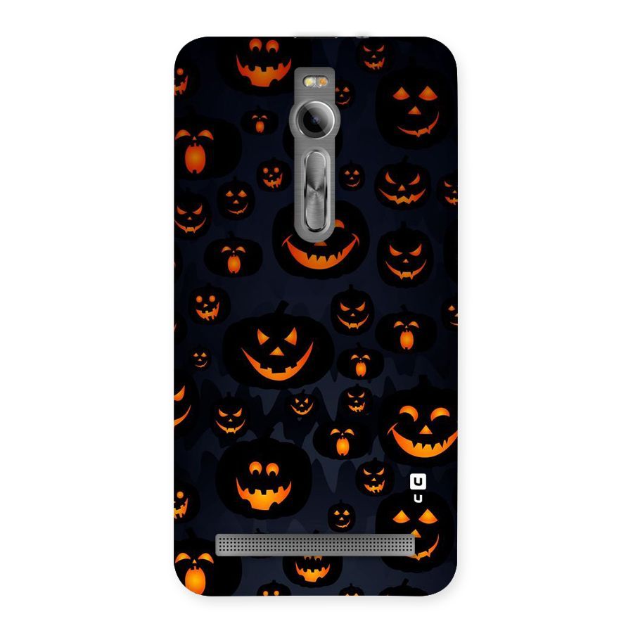 Pumpkin Smile Pattern Back Case for Asus Zenfone 2