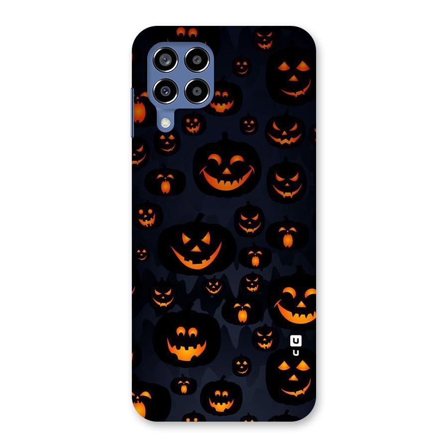 Pumpkin Smile Pattern Back Case for Galaxy M53 5G